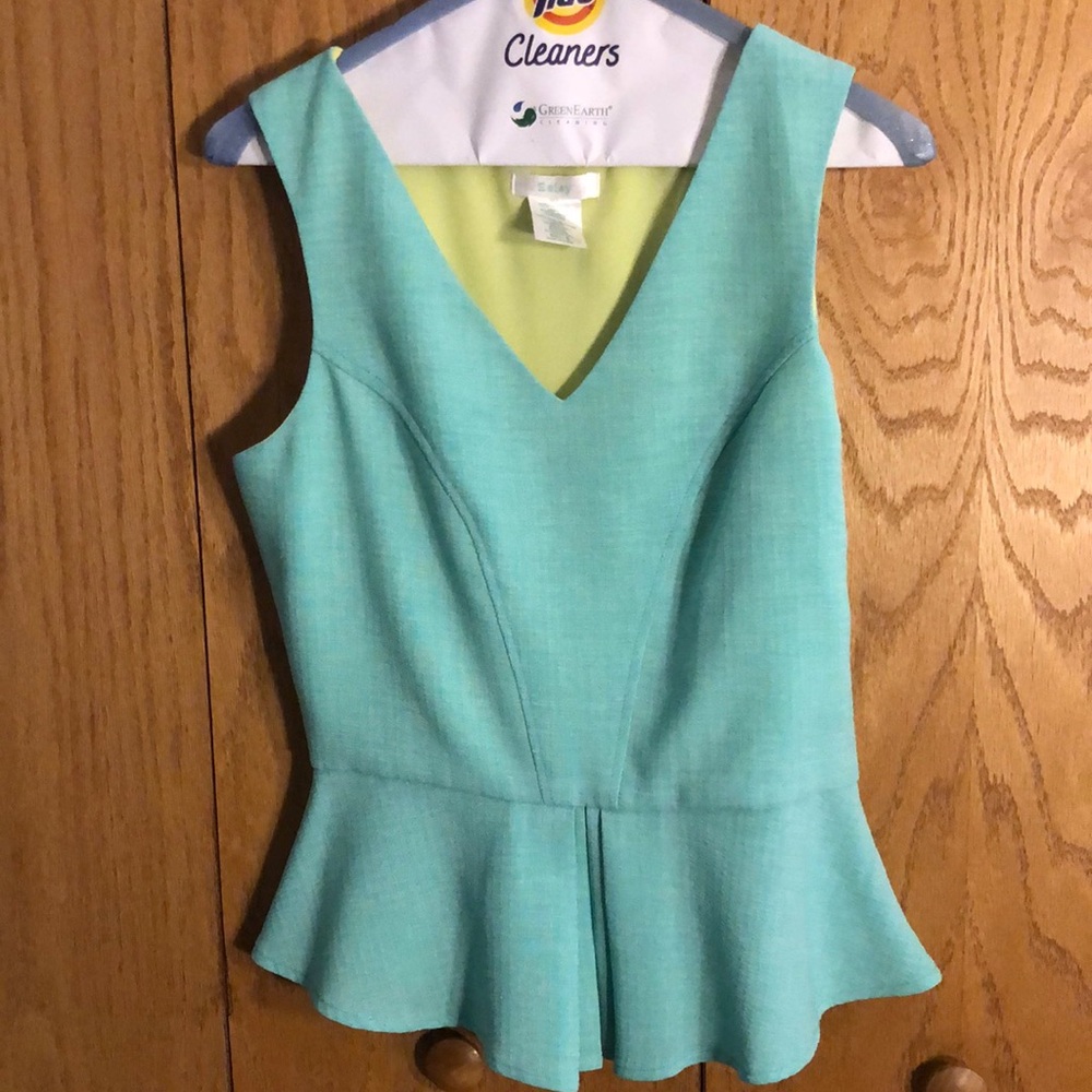 LEsley peplum  top size small